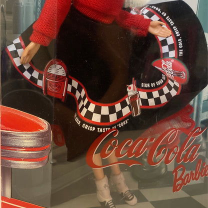 New!! Coca Cola Barbie Doll Mattel #2 “Coca-Cola” Soda Fountain 1999 Barbie Doll Collector Edition