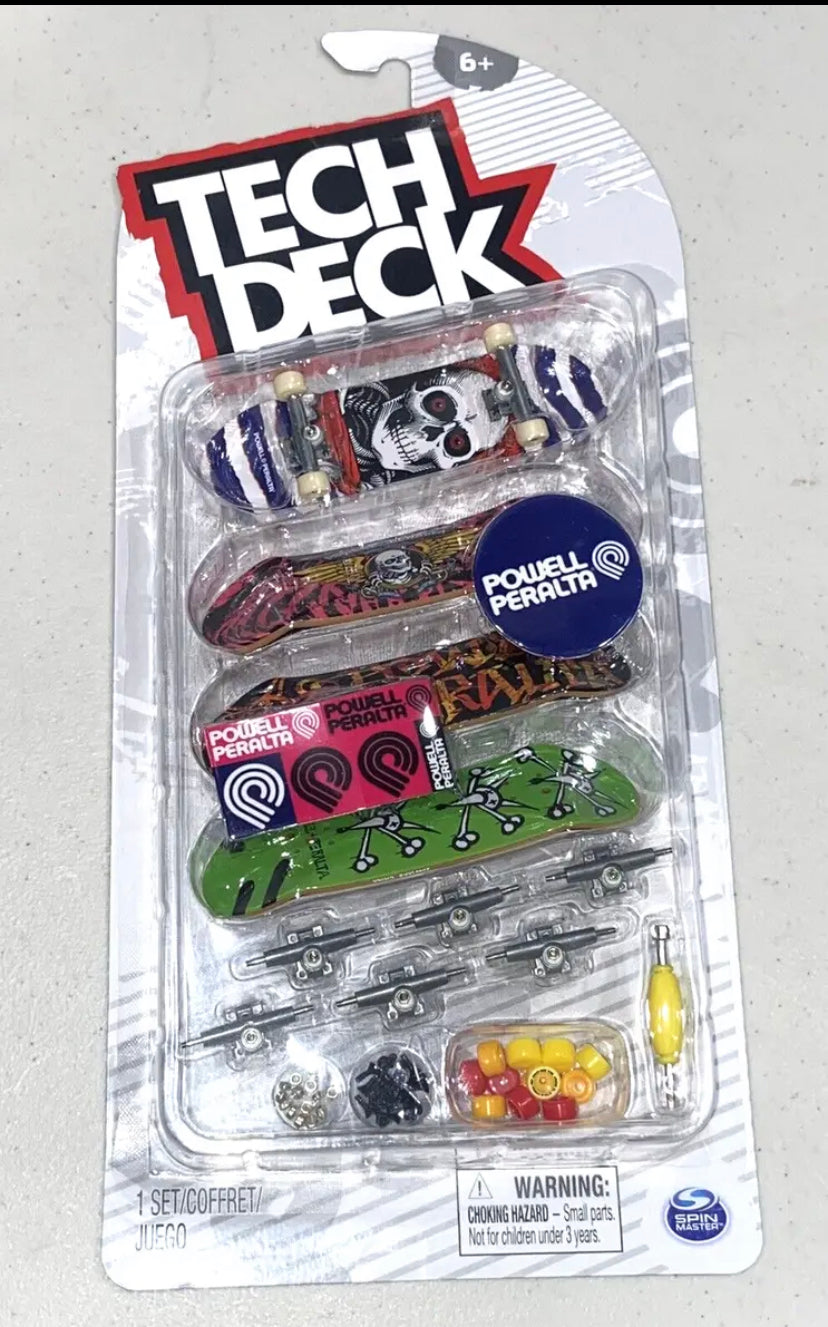 Tech Deck Powell Peralta 4 Pack Fingerboards Skateboards