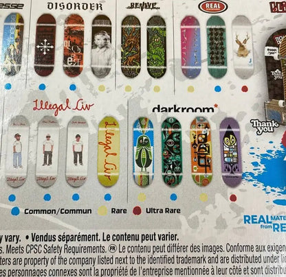 New!! Tech Deck Darkroom Skateboards Aquarium 2022 Complete 96mm Fingerboard