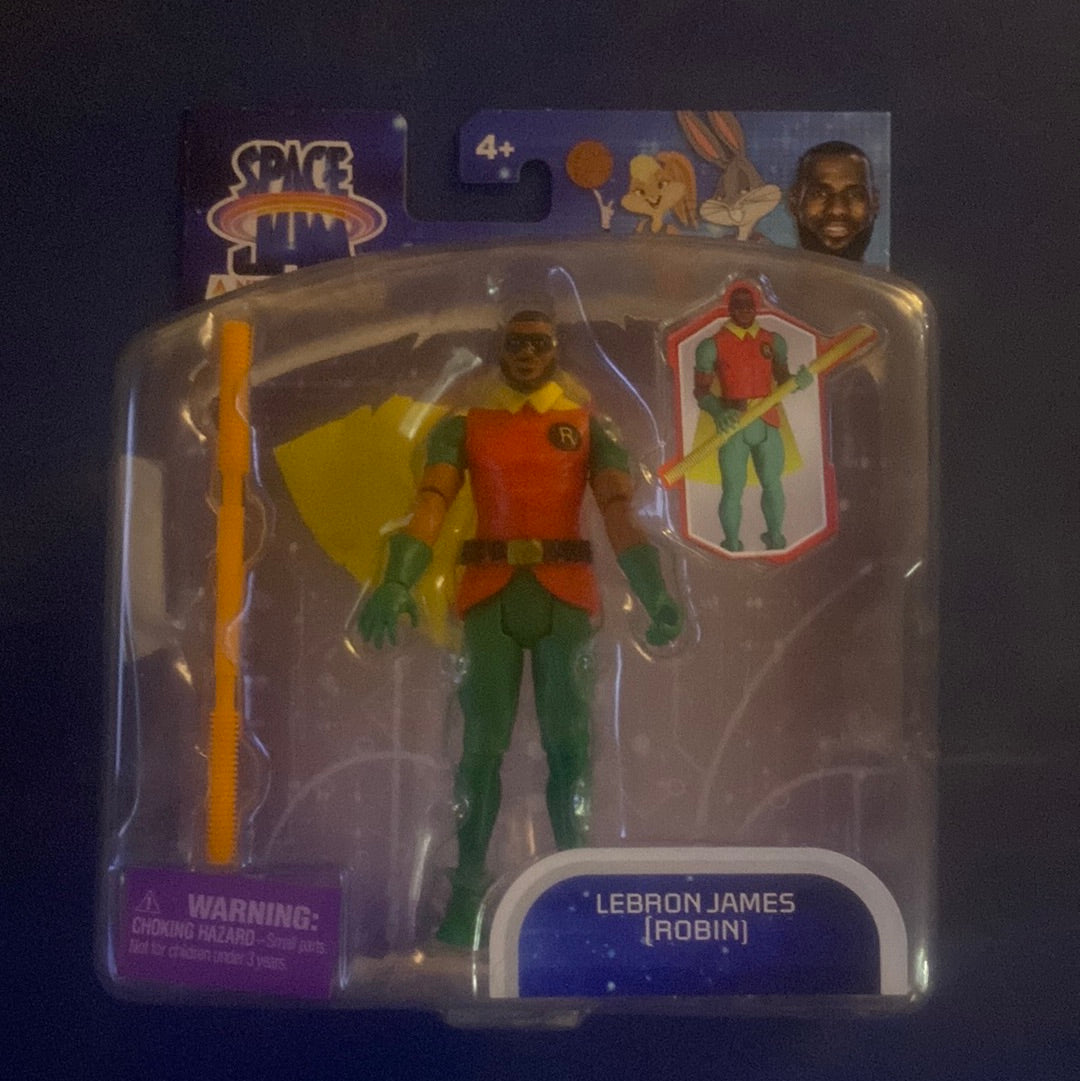 Moose Toys Space Jam: A New Legacy - Baller Action Figure - 5" Lebron James (Robin),