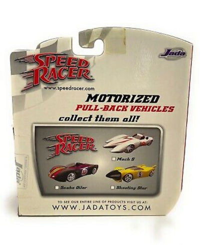 2007 Jada 1:43 Scale Speed Racer Shooting Star #9 Motorized Pull Back Vehicle 83131-9