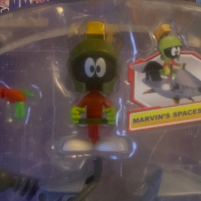 Space Jam a New Legacy MARVIN THE MARTIAN with SPACESHIP 5 Inch Action Figure