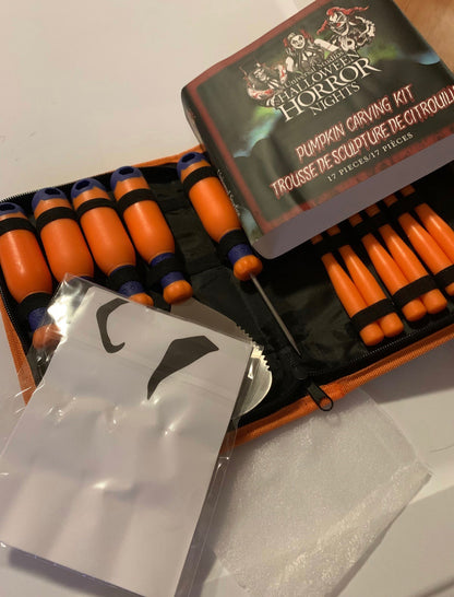 universal studios hollywood horror nights pumpkin carving kit