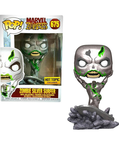 New!! Funko POP! Marvel Zombies #675 - Zombie Silver Surfer Exclusive