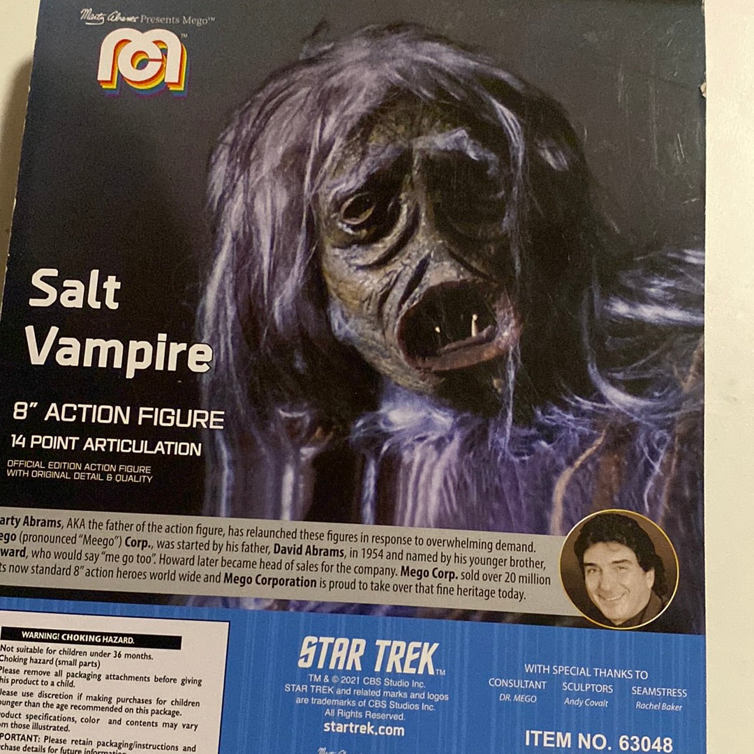 Mego Sci-Fi Star Trek Tos Salt Vampire 8in Action Figure