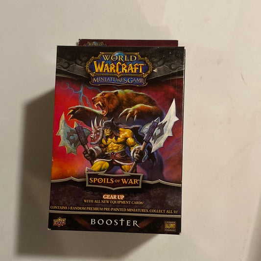 World Of Warcraft Miniatures Spoils Of War Booster Pack NEW