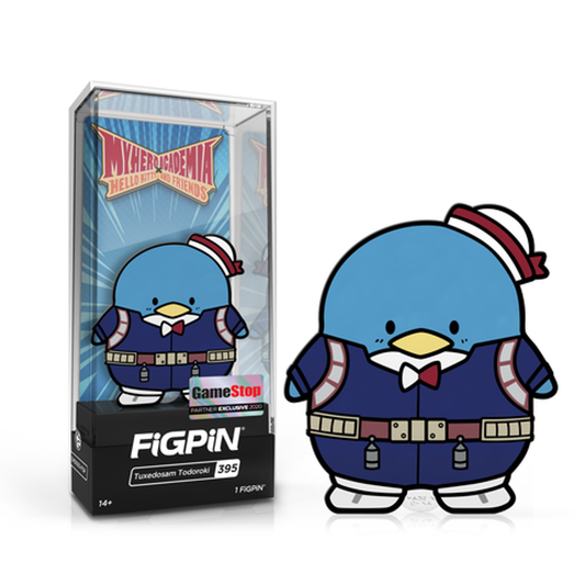 New!! FiGPiN My Hero Academia x Hello Kitty and Friends Tuxedosam Todoroki #395 Exclusive