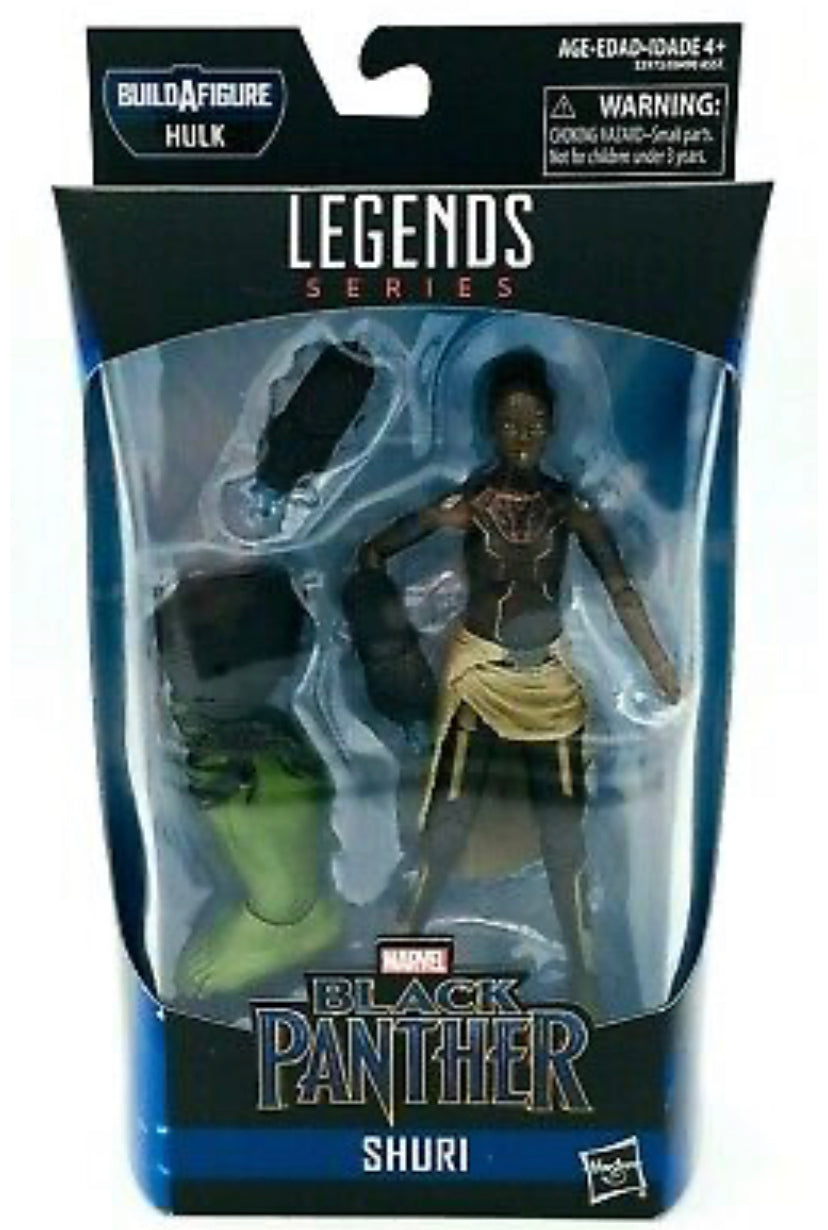 Hasbro Marvel Legends Black Panther SHURI Hulk Build-A-Figure Series