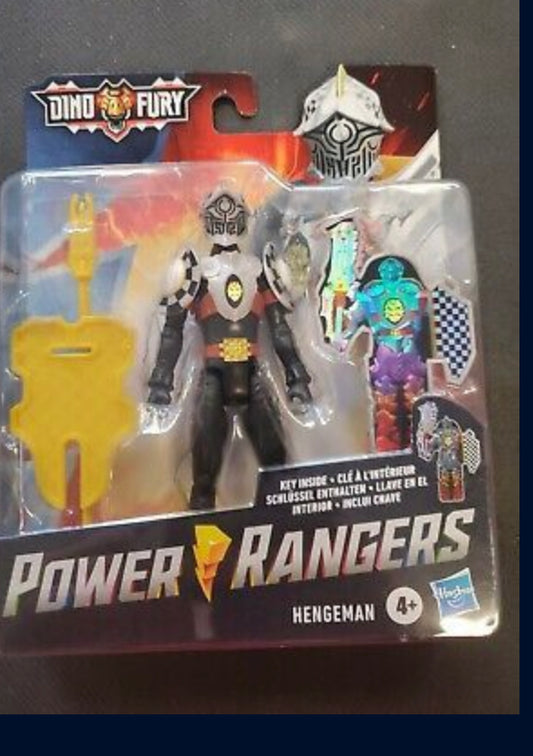 New! New Hengeman Power Rangers Dino Fury  6"  with key 2022 new release Hasbro