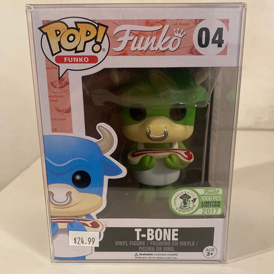 Funko Pop! ECCC ComiCon Exclusive 2017 T-Bone 3000 PCS 04 with Protector