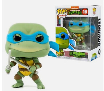 New!! Teenage Mutant Ninja Turtles Leonardo Funko Pop #16 Retro Toys Brand New!