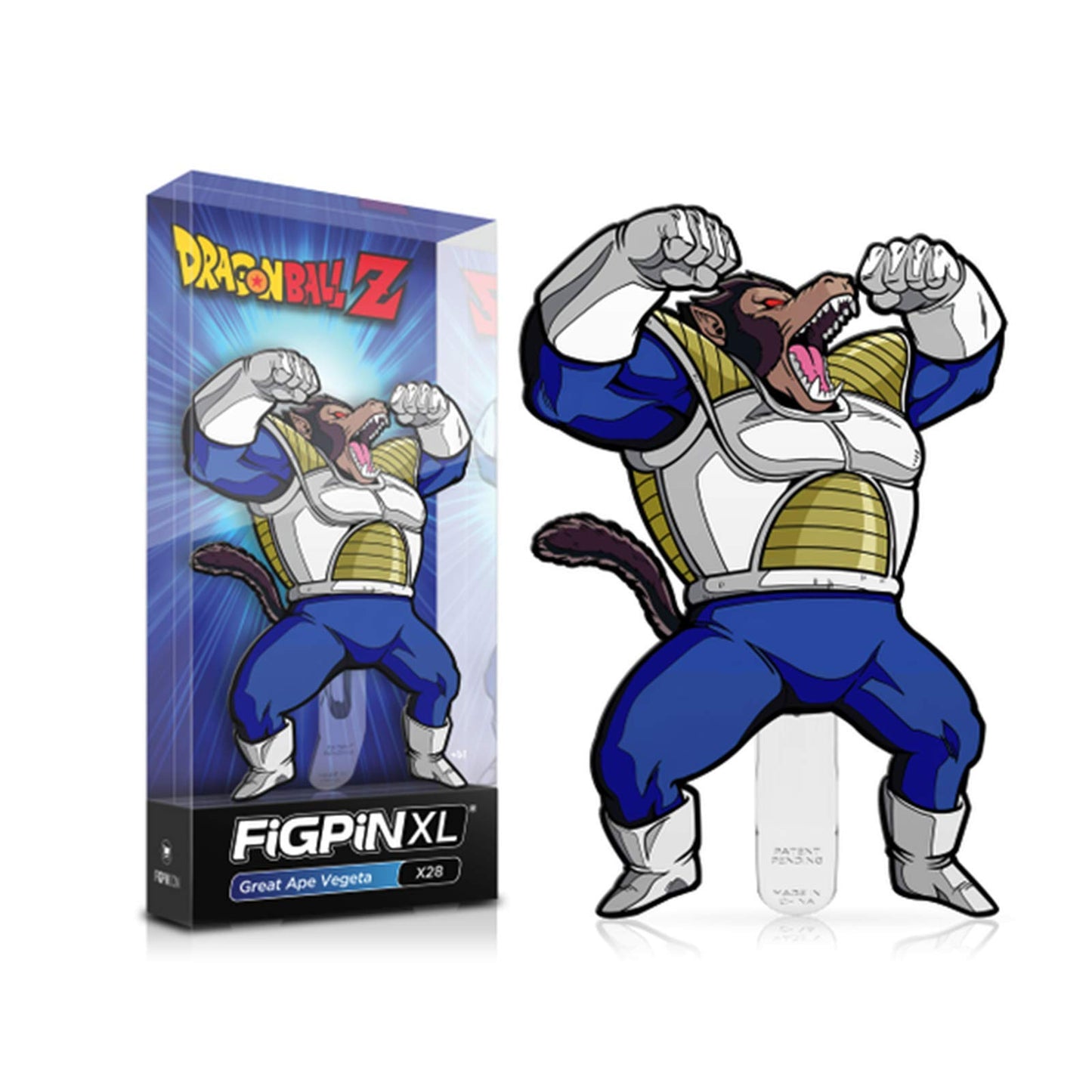 New!! FiGPiN Great Ape Vegeta Dragon Ball Z (X28) 6'' Tall Enamel Collector Pin