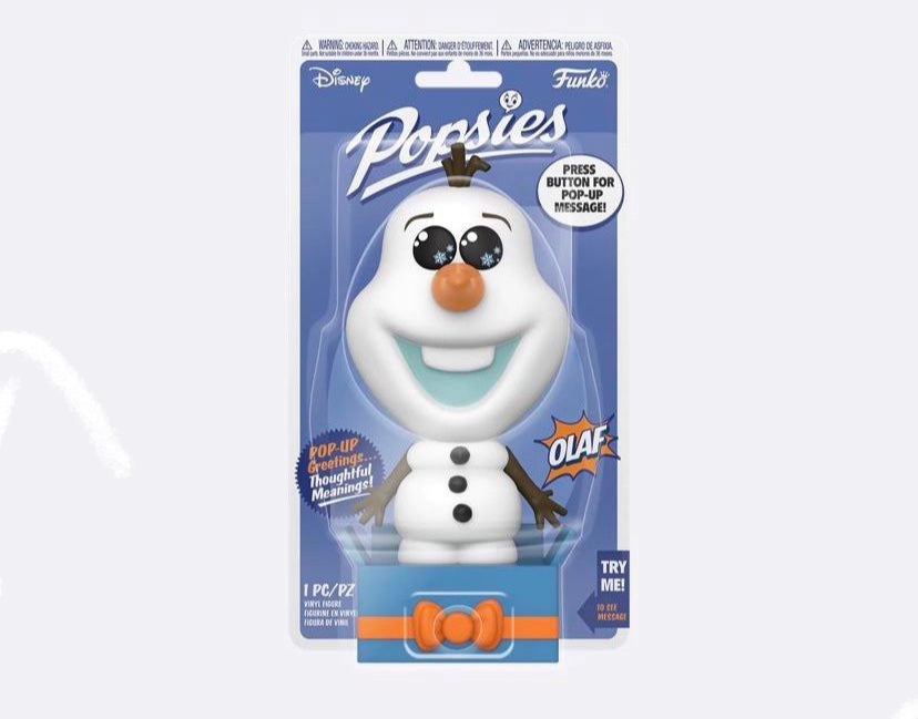 New!! Olaf Popsie Funko High Quality!! “Warm Hugs  All Around”