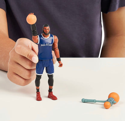 Space Jam: A New Legacy - Baller Action Figure - 5" Lebron James with Acme B-Ball Blocker