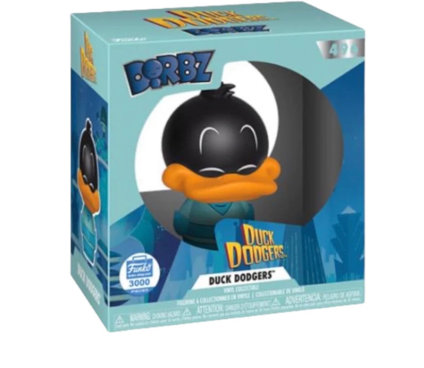 New!! New!! Funko Dorbz Duck Dodgers-Duck Dodgers #496 LE 3000 Funko POP Exclusive