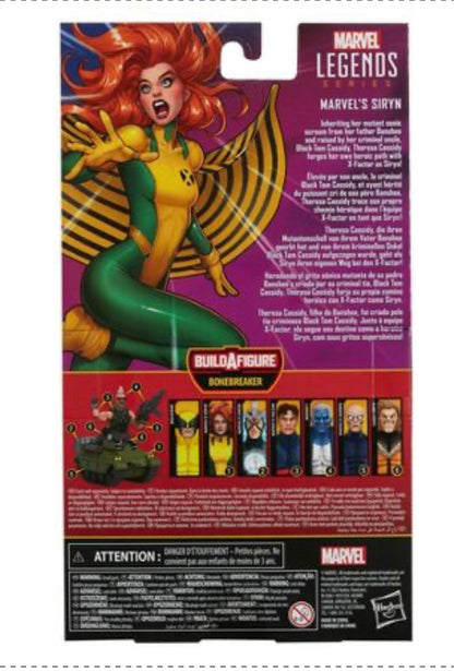 Marvel Legends Build a Figure- X-amen Marvel Siryn Bonebreaker