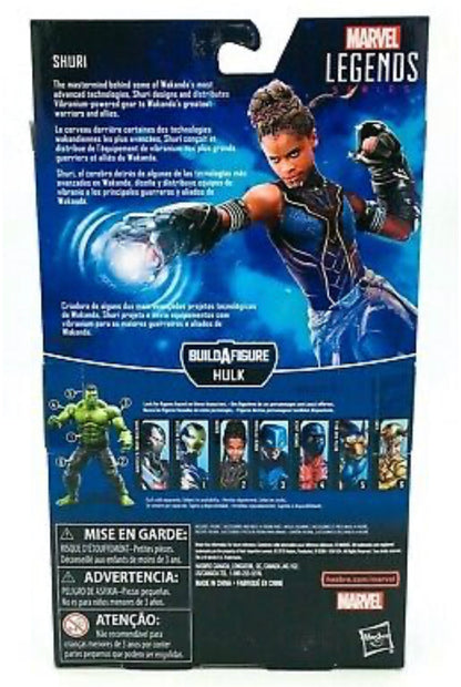 Hasbro Marvel Legends Black Panther SHURI Hulk Build-A-Figure Series