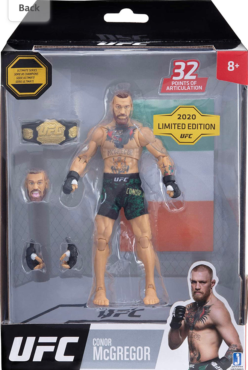 UFC Ultimate Series Limited Edition Conor McGregor, 6 Inch Collector Action Figure