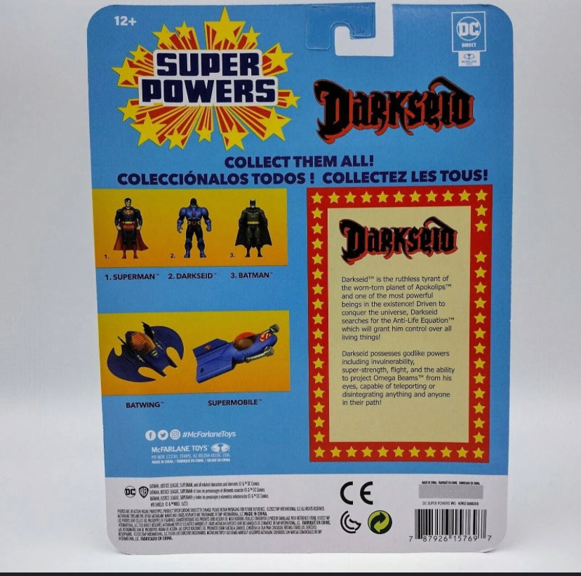 Super Powers Darkseid Mcfarlane Toys New for 22'!