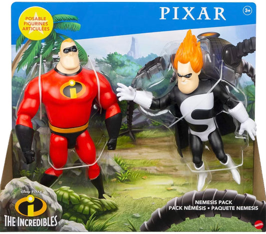 New!! Disney Pixar GMD18 Pixar Incredibles Nemesis Pack, Multi-Colour