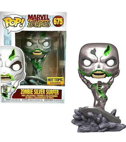 New!! Funko POP! Marvel Zombies #675 - Zombie Silver Surfer Exclusive