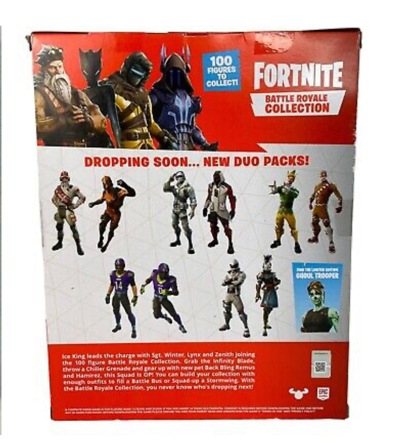 New!! Fortnite Battle Royale Collection Ice King Zenith Lynx Sgt Winter New Sealed