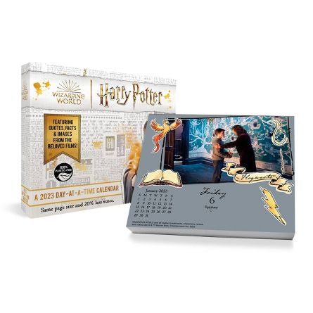 New!! 2023 Harry Potter Day-at-a-Time Box Calendar - Trends International
