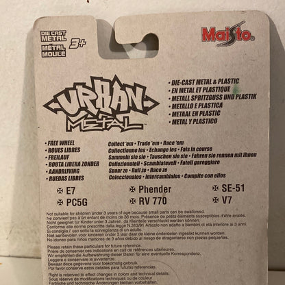 Maisto Urban Metal Die Cast Phender 1:64