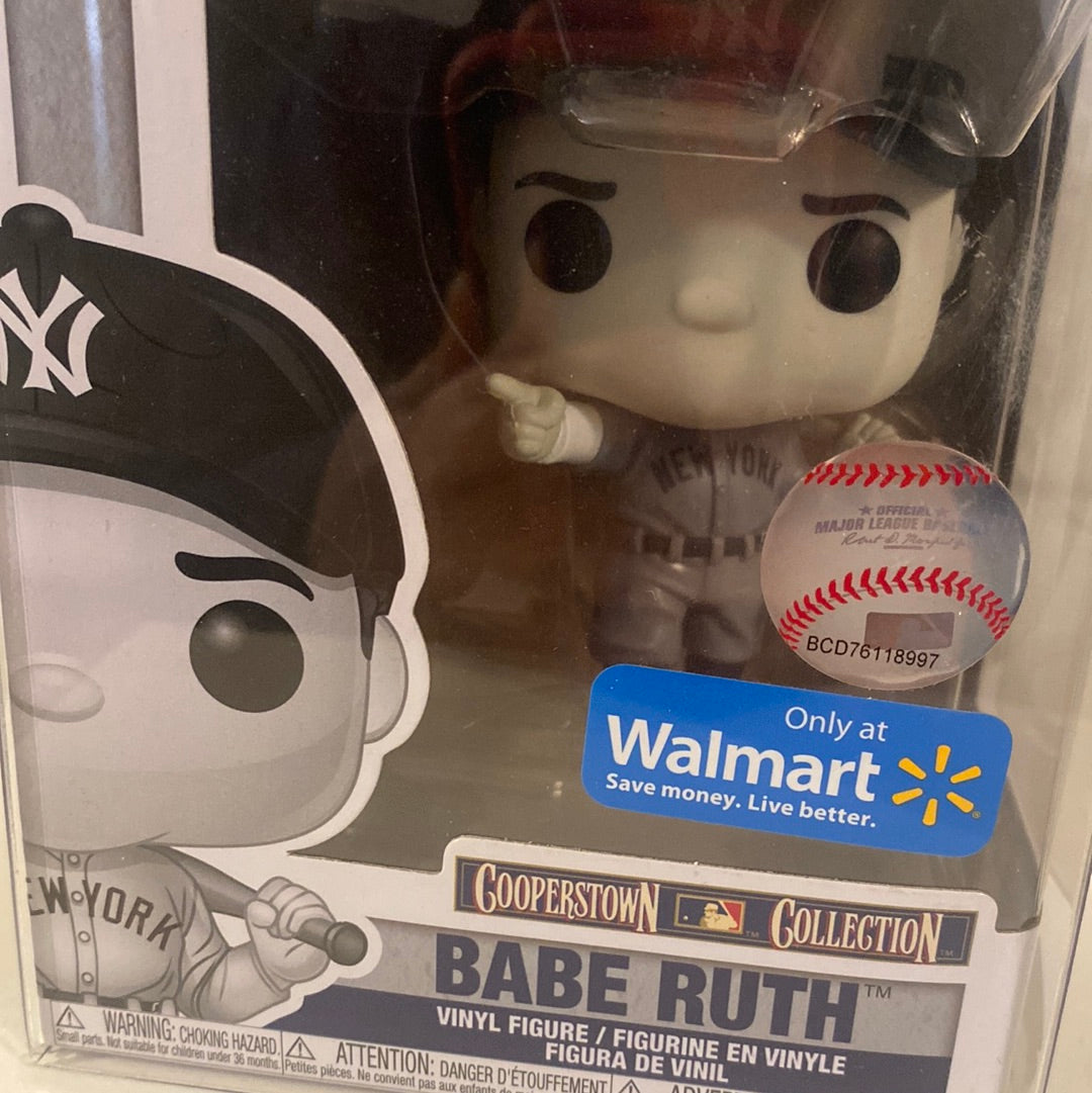 POP! Funko Sports Legends: New York Babe Ruth 04 (Pointing) (B&W) -Walmart  Exclusive