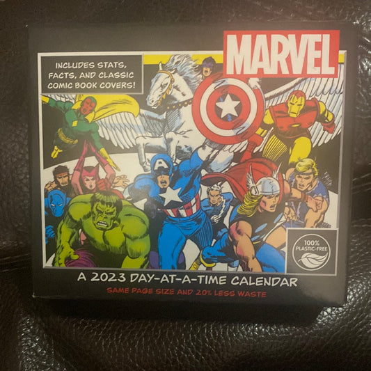 2023 Marvel Day-at-a-Time Box Calendar History of Marvel - Trends International