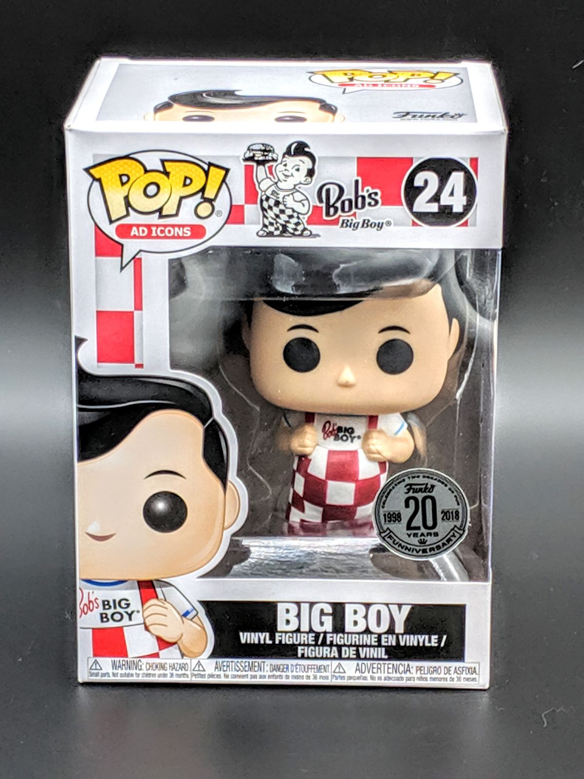 New!! Bob Big Boy 20th Funniversary Funko Pop 24