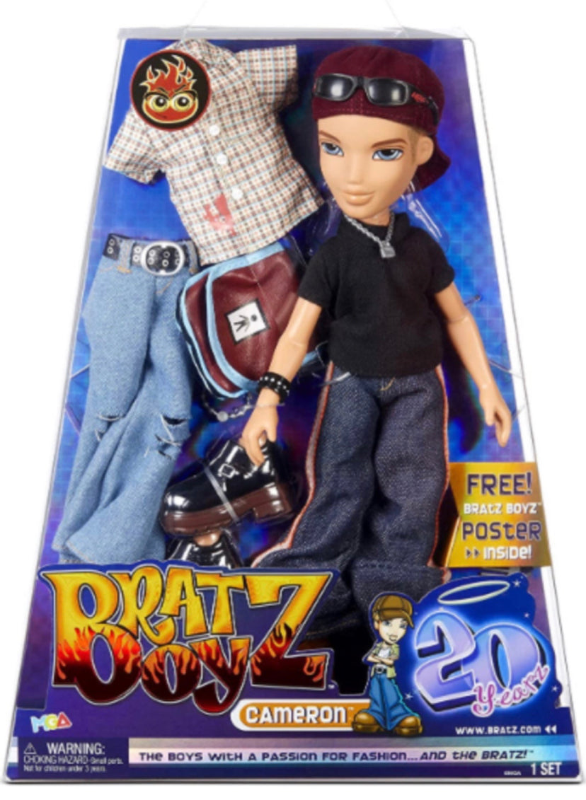 Bratz 20 Yearz Special Anniversary Edition Original Boy Fashion Doll Cameron wit