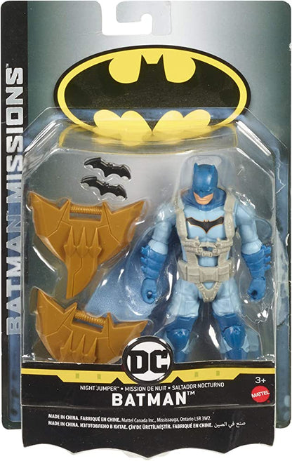 New!! DC Comics Batman Missions Night Jumper Batman Action Figure