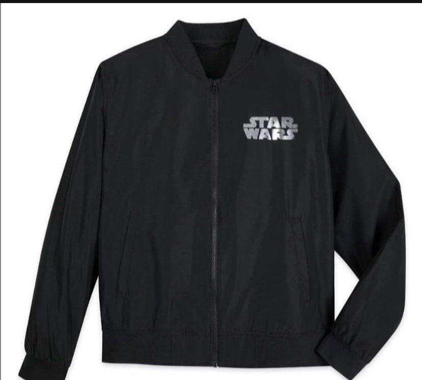 Star Wars Jacket Black With Silver, Size Small