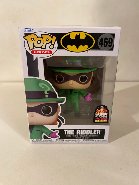 Funko Heroes Batman The Riddler 469 LA ComiCon 2022 Show Exclusive