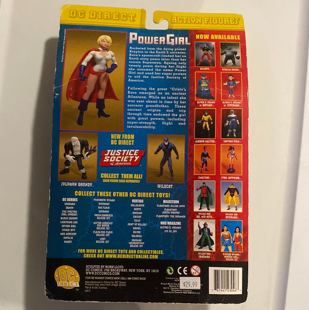 Power Girl Action Figure Justice Society JSA DC Direct MOC New