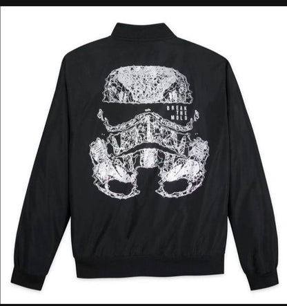 Star Wars Jacket Black With Silver, Size Small