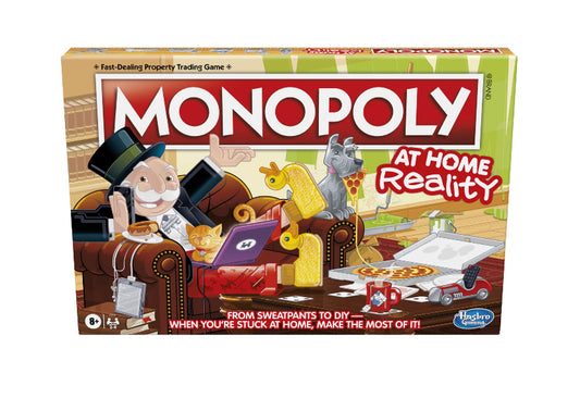 Monopoly Game: at Home Reality Edition Family Board Game, Walmart Exclusive