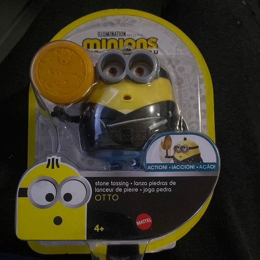 Minions: Rise Of Gru Otto Button Activated Action Figure Approx 4-in With Zodiac Stone Accessory Gift For Kids Ages 4 Years & Older