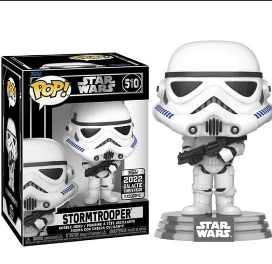 New!! Funko POP! Star Wars Stormtrooper Exclusive Vinyl Figure #510 [Galactic Convention]