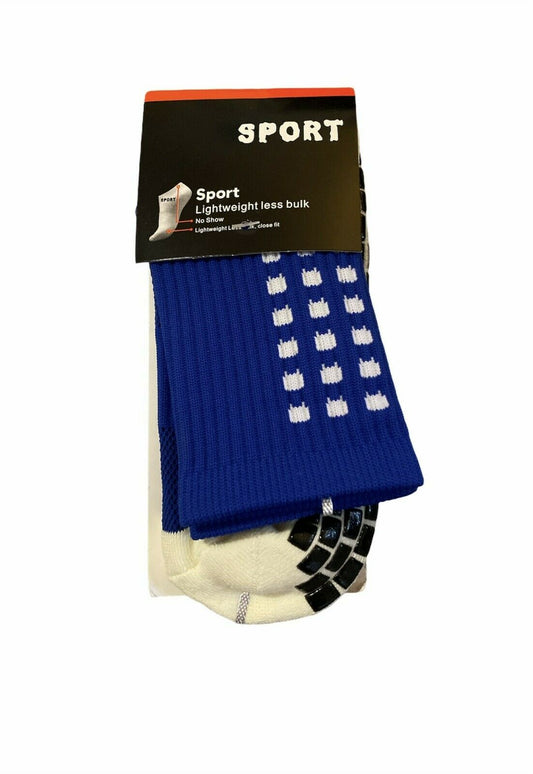 Royal Blue Sports Lightweight Grip Socks