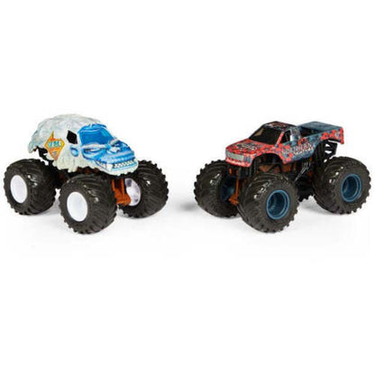 MonsterJam Monster Color Change Northern Nightmare vs Yeti (Double Pack) 1:64